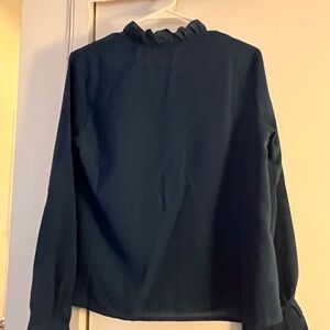 Teal blue dress shirt in new condition size small